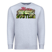 Heather Grey mother hustler Premium Sweatshirt - Zillion Design Studio