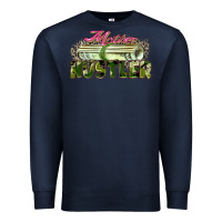 Navy mother hustler Premium Sweatshirt - Zillion Design Studio
