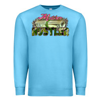 Ocean Blue mother hustler Premium Sweatshirt - Zillion Design Studio