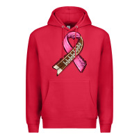 Cardinal breast cancer sport ribbons Premium Hoodie - AdoDesignShop