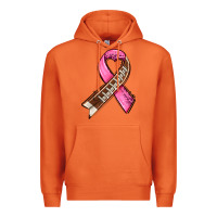 Carrot breast cancer sport ribbons Premium Hoodie - AdoDesignShop