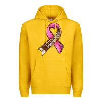 Lemon breast cancer sport ribbons Premium Hoodie - AdoDesignShop