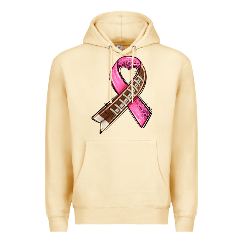 Breast Cancer Sport Ribbons Premium Hoodie by AdoDesignShop | Teevron