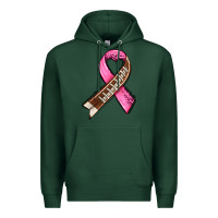 Sports Green breast cancer sport ribbons Premium Hoodie - AdoDesignShop