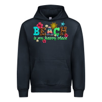Navy beach is my happy place Urban Hoodie - AdoDesignShop