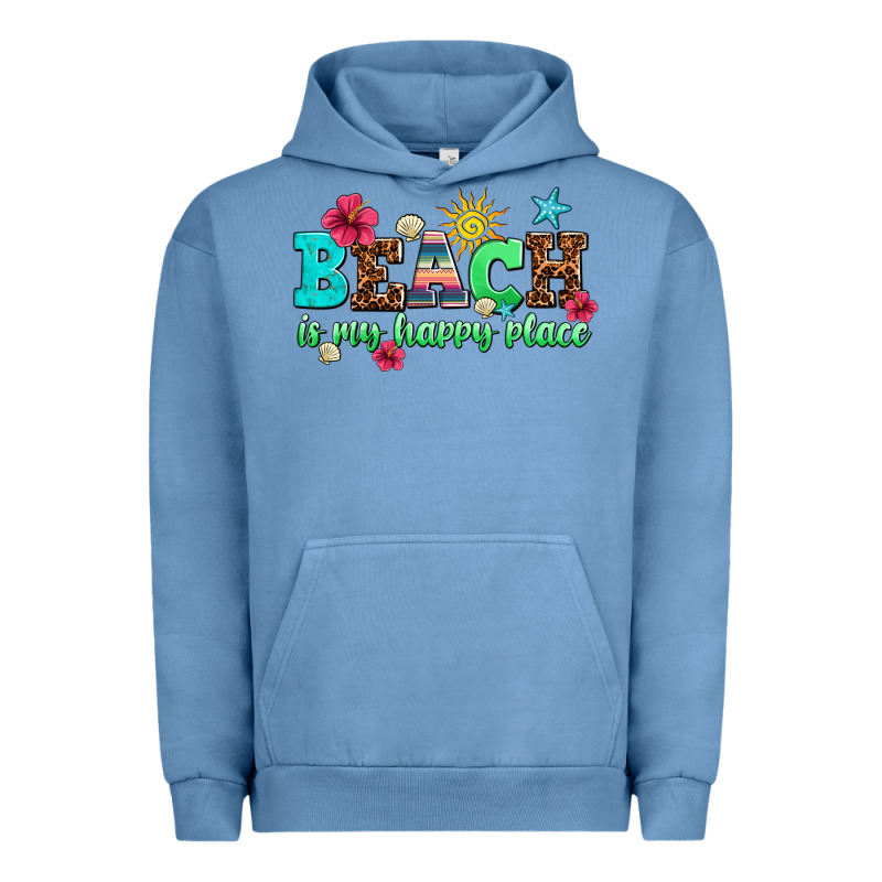 Beach Is My Happy Place Urban Hoodie by AdoDesignShop | Teevron