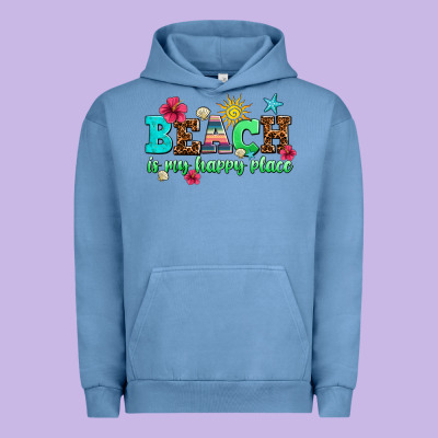 Beach Is My Happy Place Urban Hoodie Designed By Adodesignshop