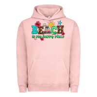 Pigment Salmon beach is my happy place Urban Hoodie - AdoDesignShop