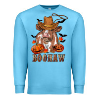 Ocean Blue Boohaw Heifer Premium Sweatshirt - RanaPortraitStore