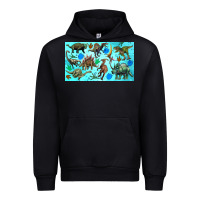 Black dinosaurs sippy cup Urban Hoodie - Artiststas