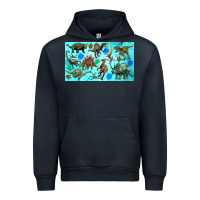Navy dinosaurs sippy cup Urban Hoodie - Artiststas