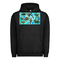 Pigment Black dinosaurs sippy cup Urban Hoodie - Artiststas