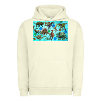 Pigment Pistachio dinosaurs sippy cup Urban Hoodie - Artiststas