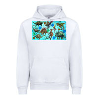 White dinosaurs sippy cup Urban Hoodie - Artiststas