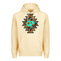 Pina Colada aztec leopard turquoise sunflower Premium Hoodie - JahusDesignShop