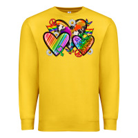 Lemon pride hearts Premium Sweatshirt - texasbilliewilder