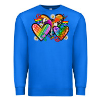 True Royal pride hearts Premium Sweatshirt - texasbilliewilder