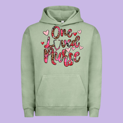 One Loved Nurse Urban Hoodie Designed By Jahusdesignshop