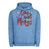 Pigment Pebble Blue one loved nurse Urban Hoodie - JahusDesignShop