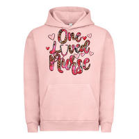 Pigment Salmon one loved nurse Urban Hoodie - JahusDesignShop