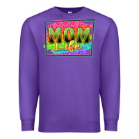 Purple mom life Premium Sweatshirt - Zillion Design Studio