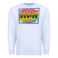 White mom life Premium Sweatshirt - Zillion Design Studio