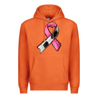 Carrot breast cancer sport ribbons Premium Hoodie - AdoDesignShop