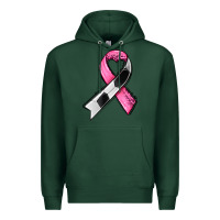 Sports Green breast cancer sport ribbons Premium Hoodie - AdoDesignShop