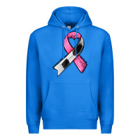 True Royal breast cancer sport ribbons Premium Hoodie - AdoDesignShop