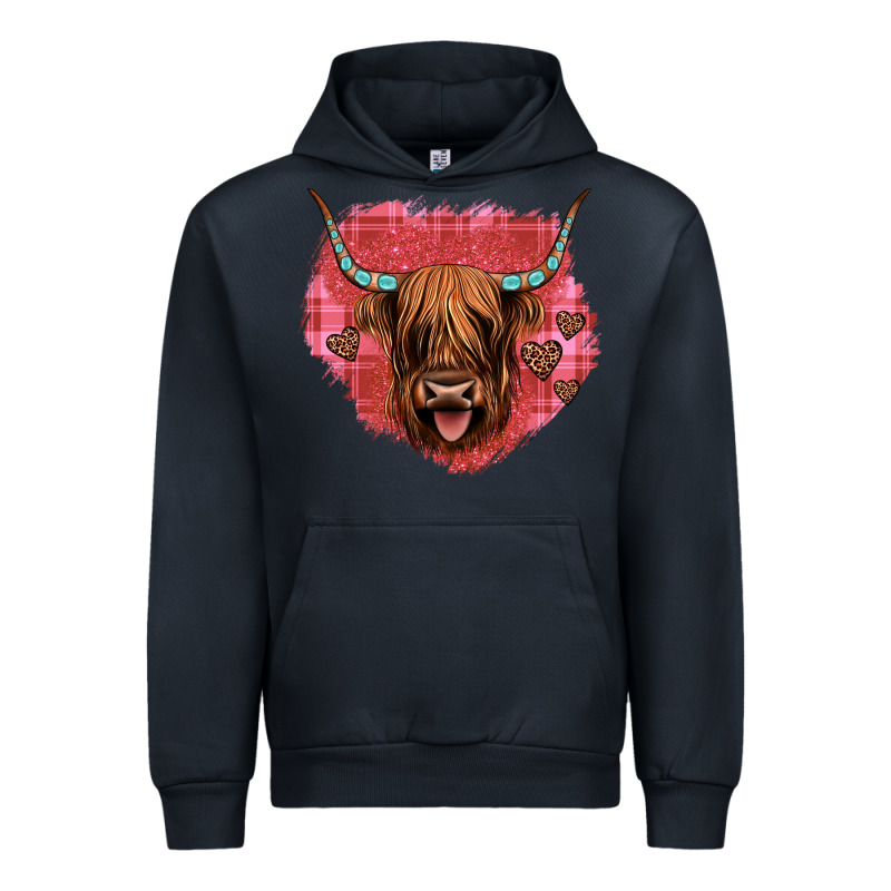 Highland Cow Valentines Urban Hoodie by JahusDesignShop | Teevron