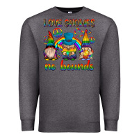 Charcoal Heather pride gnomies Premium Sweatshirt - texasbilliewilder