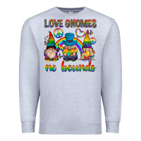 Heather Grey pride gnomies Premium Sweatshirt - texasbilliewilder