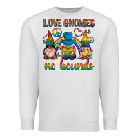 Oatmeal Heather pride gnomies Premium Sweatshirt - texasbilliewilder