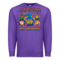Purple pride gnomies Premium Sweatshirt - texasbilliewilder