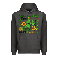 Charcoal Heather st patrick s day Premium Hoodie - Artiststas