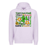 Lilac st patrick s day Premium Hoodie - Artiststas