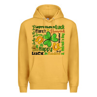 Mustard st patrick s day Premium Hoodie - Artiststas