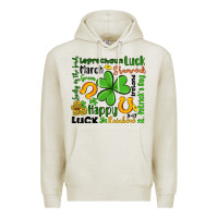 Oatmeal Heather st patrick s day Premium Hoodie - Artiststas