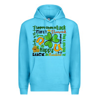 Ocean Blue st patrick s day Premium Hoodie - Artiststas