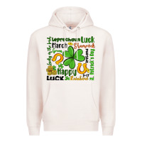 Pale Pink st patrick s day Premium Hoodie - Artiststas