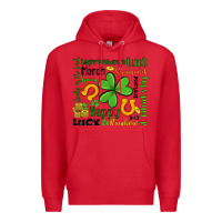 Red st patrick s day Premium Hoodie - Artiststas