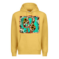 Antique Gold leo turquoise cowhide Premium Hoodie - RanaPortraitStore