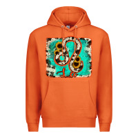 Carrot leo turquoise cowhide Premium Hoodie - RanaPortraitStore