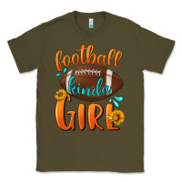 Army Green football kinda girl Classic Tee - BundleAndBundleShop