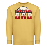 Antique Gold baseball dad Premium Sweatshirt - Zillion Design Studio