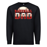 Black baseball dad Premium Sweatshirt - Zillion Design Studio