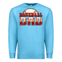 Ocean Blue baseball dad Premium Sweatshirt - Zillion Design Studio