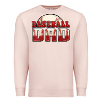Pale Pink baseball dad Premium Sweatshirt - Zillion Design Studio