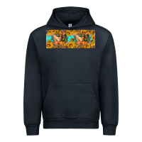 Navy Fall coop animals pumpkin 11 oz mug Urban Hoodie - Artiststas
