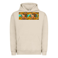 Pigment French Oak Fall coop animals pumpkin 11 oz mug Urban Hoodie - Artiststas